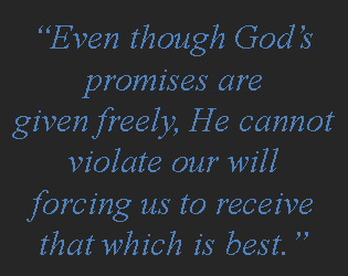 If I believe God’s promises what else do I need to do for them to be real in my life?