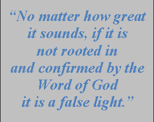 What is the Bible talking about when it refers to angels of light?