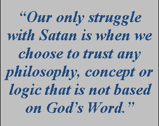 Is it true that God and Satan are in warfare with each other?