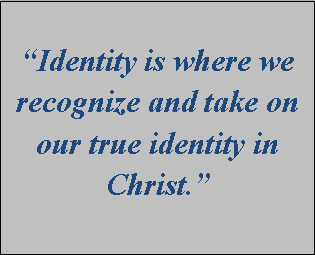 I’ve never understood where self-confidence fits into our identity in Christ!