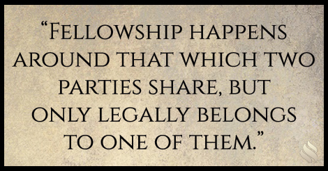 I want to better understand the concept of fellowship with God.