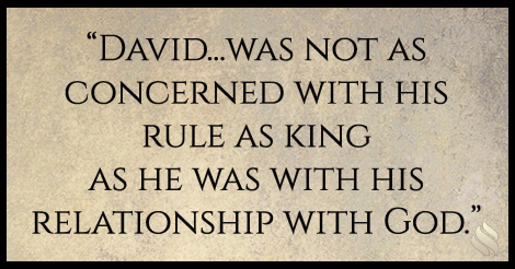 Why did David get to live his calling after his sin?