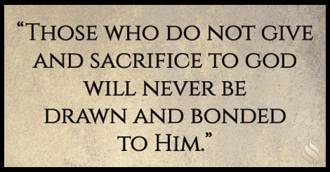 The Old Testament sacrifices make God seem selfish and insecure.