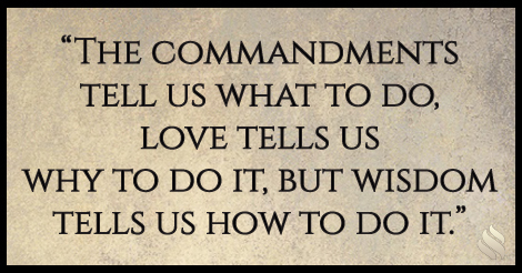 Is it true that the commandments don’t apply to us?