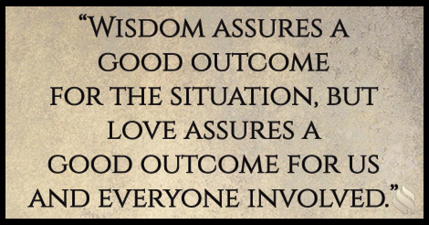 You say I need wisdom, but since I don’t know what I need to do it seems like I need knowledge.