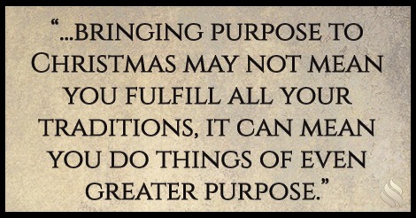 I am struggling against discouragement; help me through the holidays, please!